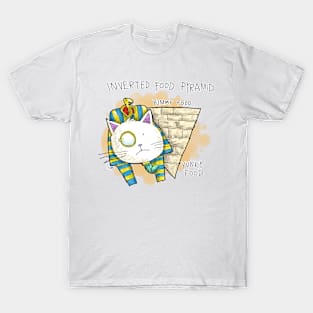 Dapper Cat - Food pyramid T-Shirt